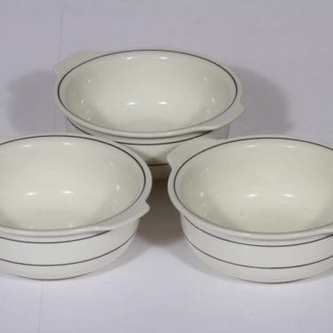 Arabia Krokus annoskulhot, viivakoriste, 3 kpl, suunnittelija , viivakoriste