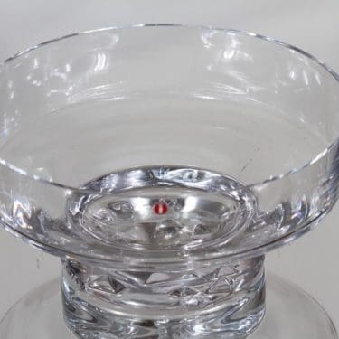 Iittala Jäänsärkijä kulho, kirkas, suunnittelija Tapio Wirkkala,