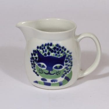 Arabia Kissa kaadin, 1 l, suunnittelija , 1 l, kissa-aihe, puhalluskoriste