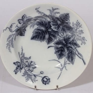 Arabia Vineta lautanen, syvä, suunnittelija , syvä, kuparipainokoriste