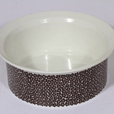 Arabia Faenza kulho, ruskea, suunnittelija , suuri, serikuva