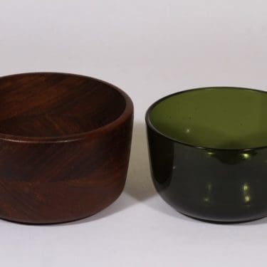 Nuutajärvi 5577 kulhot, puu, 2 kpl, suunnittelija Saara Hopea, puu