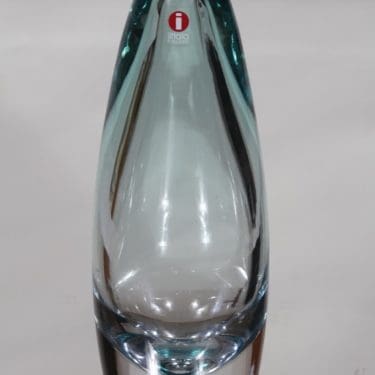 Nuutajärvi Kalevala 150 vuotta maljakko, Lemminkäinen, suunnittelija Kerttu Nurminen, Lemminkäinen, massiivinen, signeerattu, numeroitu