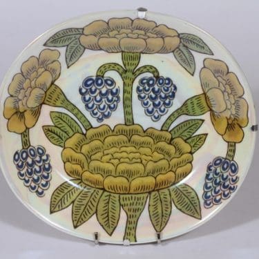 Arabia Pro Arte koristelautanen, Elegance 3, suunnittelija Birger Kaipiainen, Elegance 3, serikuva, lysteri, numeroitu