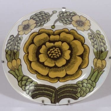 Arabia Pro Arte koristelautanen, Elegance 2, suunnittelija Birger Kaipiainen, Elegance 2, serikuva, numeroitu