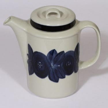 Arabia Anemone kahvikaadin, 1 l, suunnittelija , 1 l, käsinmaalattu