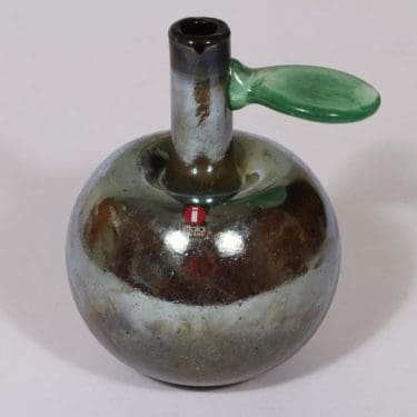 Nuutajärvi Pro Arte taide-esine, Omenapullo, suunnittelija Oiva Toikka, Omenapullo, lysteri, signeerattu, numeroitu
