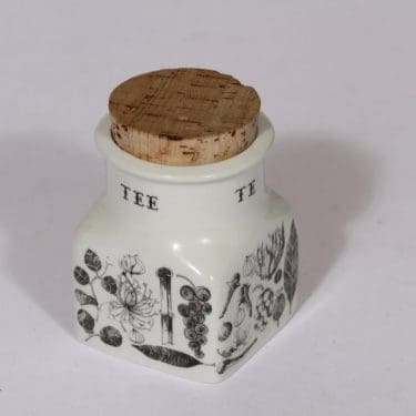 Arabia Maustekuva maustepurkki, serikuva, suunnittelija , serikuva, pieni