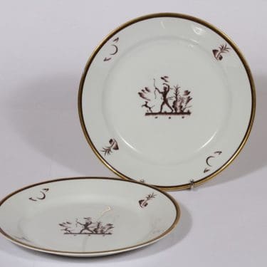 Arabia Diana lautaset, 2 kpl, suunnittelija , siirtokuva