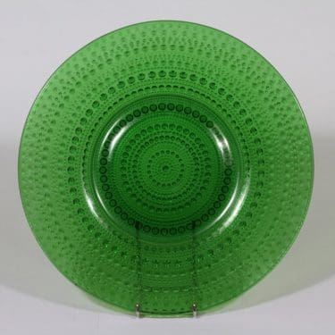 Nuutajärvi Kastehelmi vati, vihreä, suunnittelija Oiva Toikka, suuri