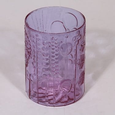 Nuutajärvi Flora maljakko, neodymi, suunnittelija Oiva Toikka,