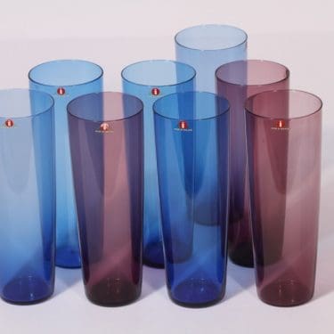 Iittala Mehulasi mehulasit, 30 cl, 8 kpl, suunnittelija Tapio Wirkkala, 30 cl