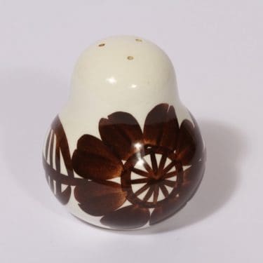 Arabia Köökki maustesirotin, ruskea, suunnittelija , käsinmaalattu, signeerattu