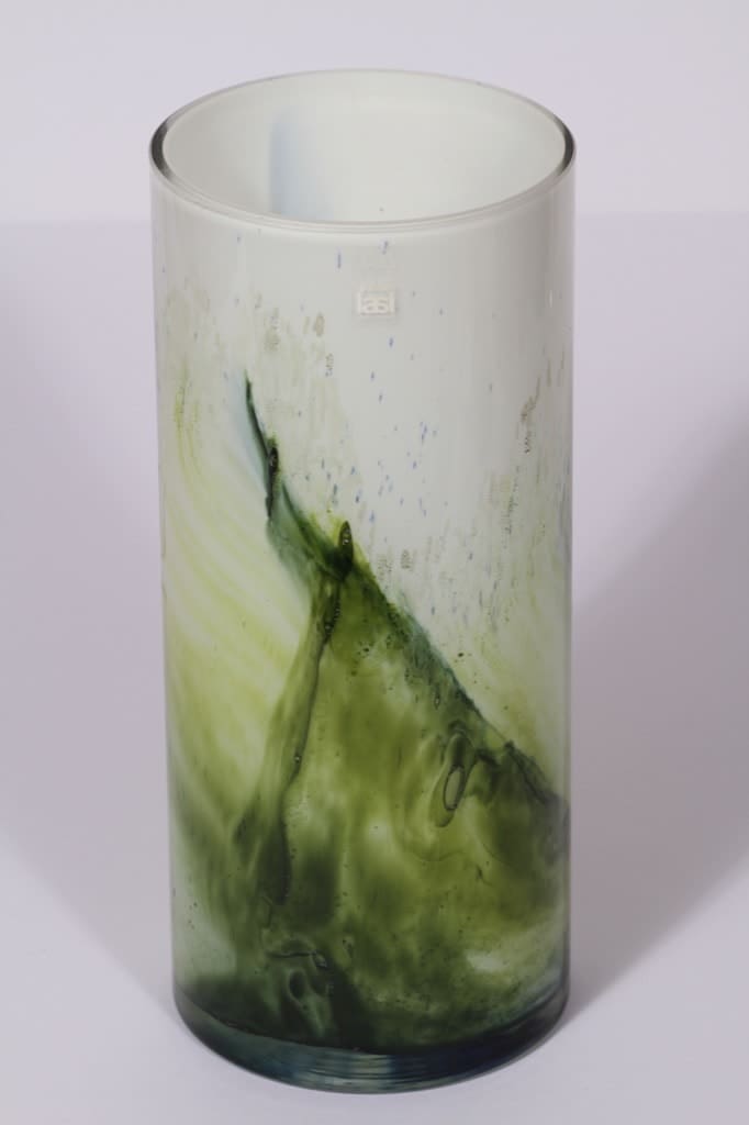 Riihimäen lasi Koralli maljakko, suuri, suunnittelija Tamara Aladin, suuri, opaaliverho