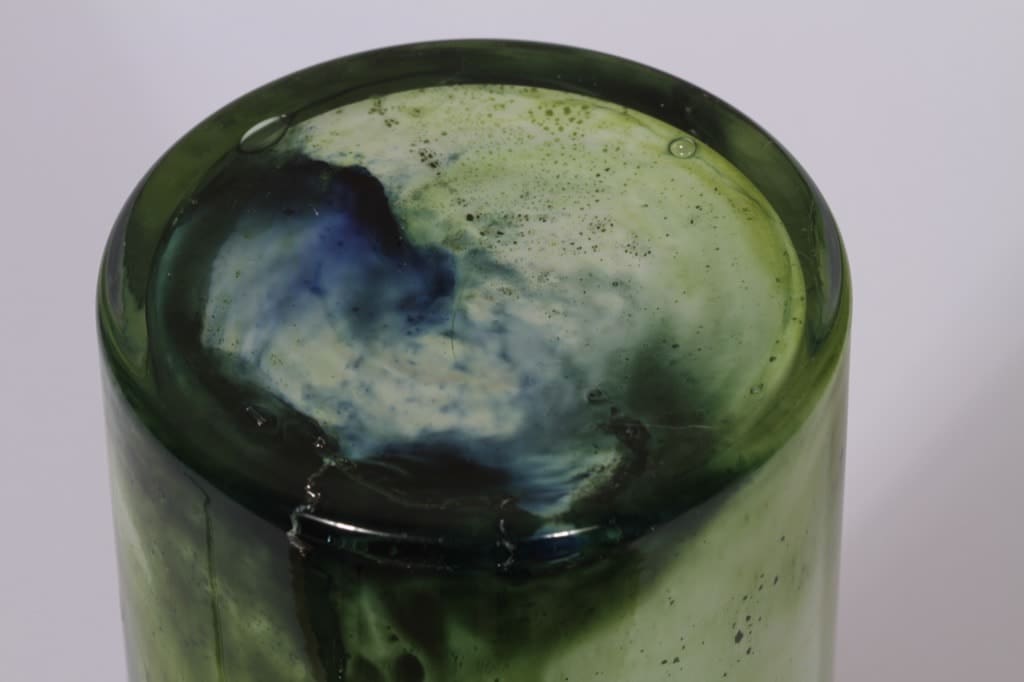 Riihimäen lasi Koralli maljakko, suuri, suunnittelija Tamara Aladin, suuri, opaaliverho kuva 4