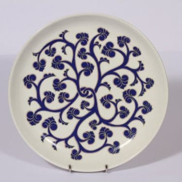 Arabia Lyydia vati, sininen, suunnittelija , serikuva, retro