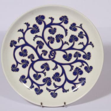 Arabia Lyydia vati, sininen, suunnittelija , serikuva, retro