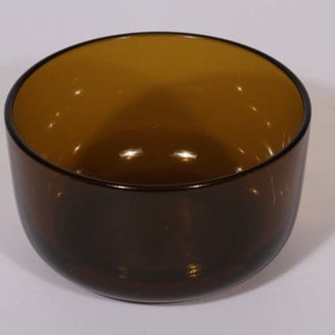 Nuutajärvi 5577 kulho, ruskea, suunnittelija Saara Hopea,