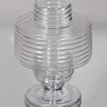 Riihimäen lasi Apollo kynttilälyhty, kirkas, suunnittelija Nanny Still,