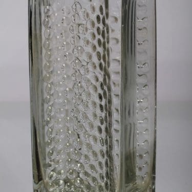 Riihimäen lasi Largo maljakko, suunnittelija Tamara Aladin, suuri, kirkas, massiivinen