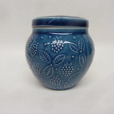 Arabia rasia, suunnittelija , pieni, sininen lasite