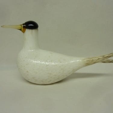 Nuutajärvi Vuosilintu koristelintu, 2000 Lapintiira, suunnittelija Oiva Toikka, 2000 Lapintiira, vuosilintu, signeerattu