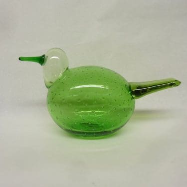 Nuutajärvi Sesonkilintu koristelintu, 2009 Kesuri, suunnittelija Oiva Toikka, 2009 Kesuri, sesonkilintu, signeerattu