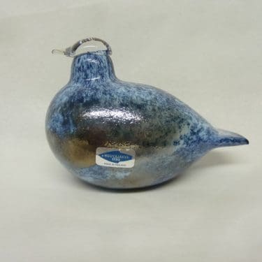 Nuutajärvi koristelintu, Sinitiainen, suunnittelija Oiva Toikka, Sinitiainen, yrityslintu