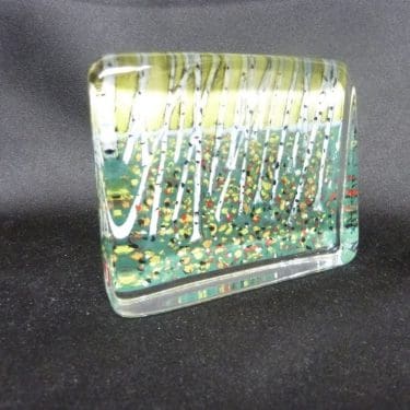 Iittala lasikortti, Lehtien Tanssi, suunnittelija Heljä Liukko-Sundström, Lehtien Tanssi, serikuva, kirkas