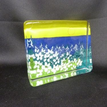 Iittala lasikortti, Lämpö Auringon, suunnittelija Heljä Liukko-Sundström, Lämpö Auringon, suuri, serikuva