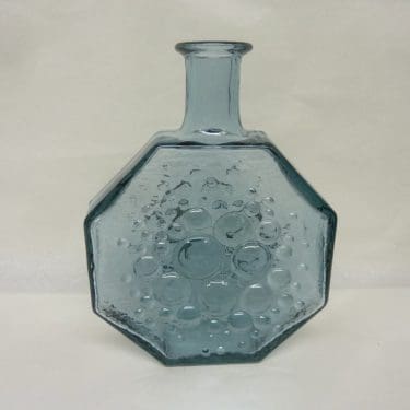 Riihimäen lasi Stella Polaris koristepullo, neodymi, suunnittelija Nanny Still,