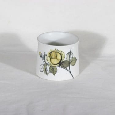 Arabia Kukka maljakko, käsinmaalattu, suunnittelija Hilkka-Liisa Ahola, käsinmaalattu, signeerattu