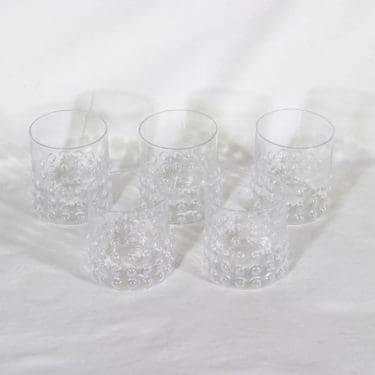 Riihimäen lasi Grappo lasit, 18 cl, 5 kpl, suunnittelija Nanny Still, 18 cl