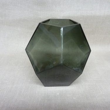 Nuutajärvi OT 38 maljakko, harmaa, suunnittelija Oiva Toikka,