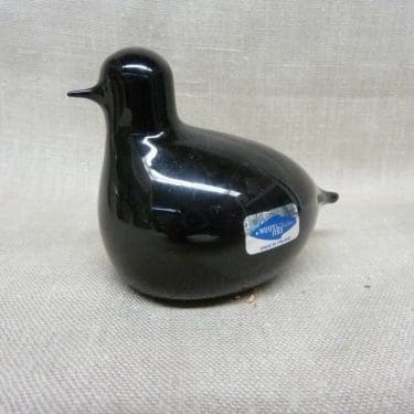 Nuutajärvi koristelintu, Pulmu, suunnittelija Oiva Toikka, Pulmu, pieni, signeerattu