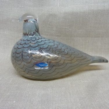 Nuutajärvi koristelintu, Peltopyy, suunnittelija Oiva Toikka, Peltopyy, filigraani, signeerattu