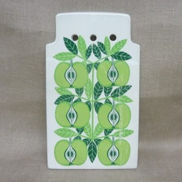 Arabia Pomona Omena talouslevy, suunnittelija Raija Uosikkinen, serikuva, retro