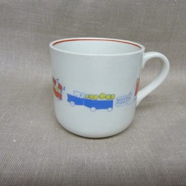 Arabia RA lasten kuppi, suunnittelija , pieni, siirtokuva