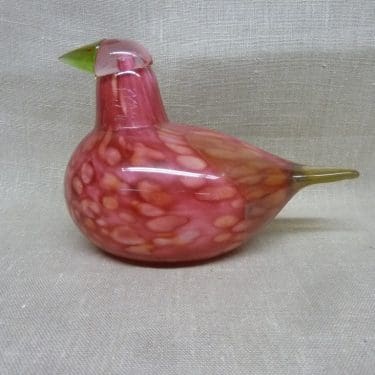 Nuutajärvi koristelintu, Taviokuurnatar, suunnittelija Oiva Toikka, Taviokuurnatar, kampanjalintu 2006, signeerattu