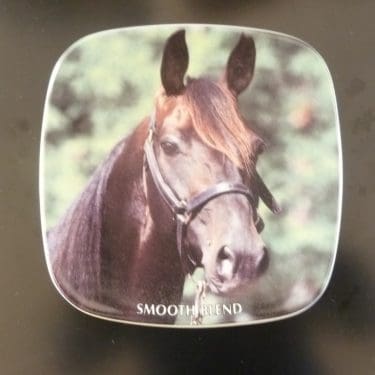 Arabia Suomen Hippos vuosilautanen, 1993, suunnittelija , 1993, Smooth Blend, numeroitu tilaustyö, hevosaihe