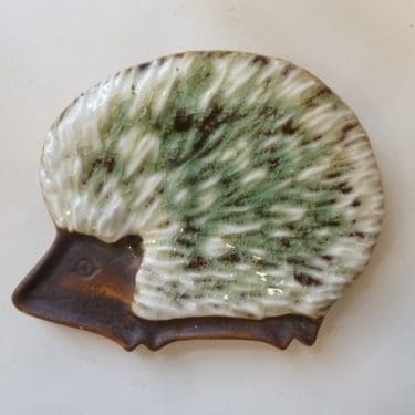 Arabia Siili koristelaatta, suunnittelija , pieni, käsinmaalattu, signeerattu