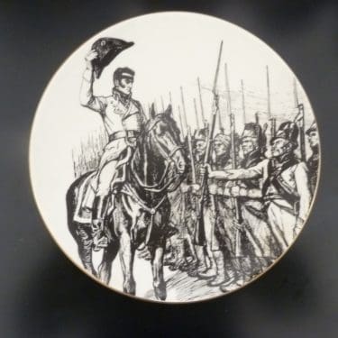 Arabia Vänrikki Stoolin tarinat koristelautanen, Döbeln Juuttaalla, suunnittelija , Döbeln Juuttaalla, serikuva