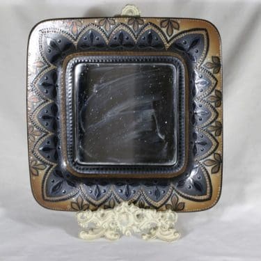 Arabia HLA 101/1 keramiikkapeili, käsinmaalattu, suunnittelija Hilkka-Liisa Ahola, käsinmaalattu, signeerattu