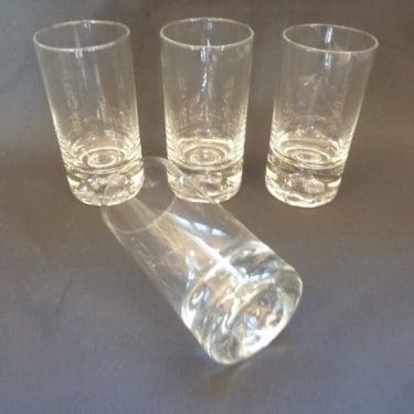 Iittala Himalaja lasit, kirkas, 4 kpl, suunnittelija Björn Weckström, 38 cl