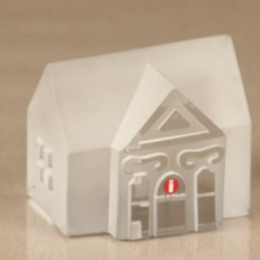 Iittala Iittalan kylä koriste-esine, Palatsi, suunnittelija Jorma Vennola, Palatsi, signeerattu, numeroitu