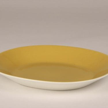 Arabia Aatami lautaset, keltainen, suunnittelija Birger Kaipiainen,