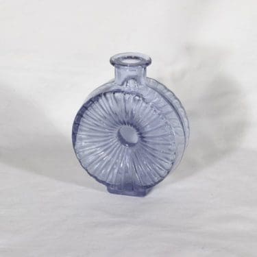 Riihimäen lasi Aurinkopullo koristepullo, neodyymi, suunnittelija Helena Tynell, sävy VII