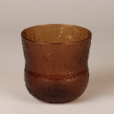 Nuutajärvi Fauna kulho, ruskea, suunnittelija Oiva Toikka, 1 l