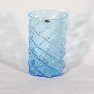 Nuutajärvi maljakko, sininen, suunnittelija ,