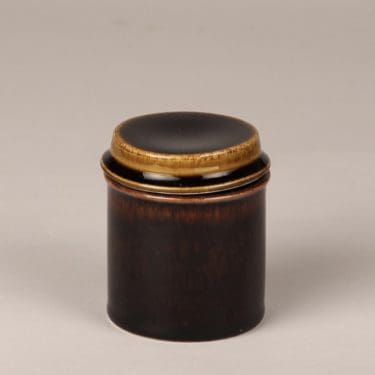 Arabia Mahonki purkit, ruskea, suunnittelija Ulla Procope, lasite